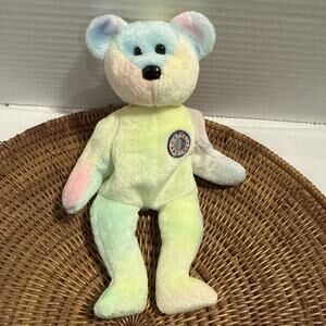 TY Beanie Baby GROOVY The Ty-Dyed Bear - Mint